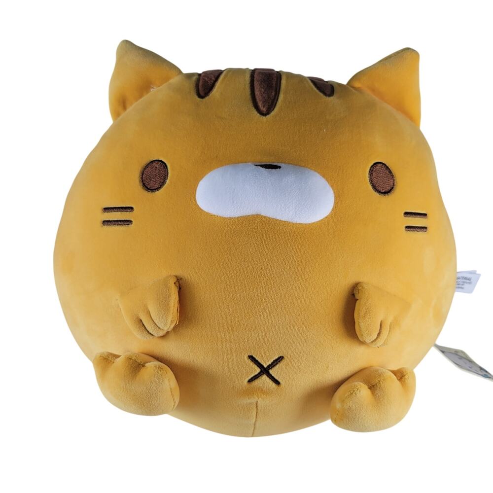 Manmaru Mikemura Cat Plush 10" Sasurai  Tabineco Yamani Japan Kawaii Stuffed